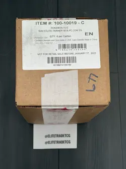 SEALED Prismatic Evolutions Pokemon Center Elite Trainer Box Case In Hand🌍🚚 - Image 1