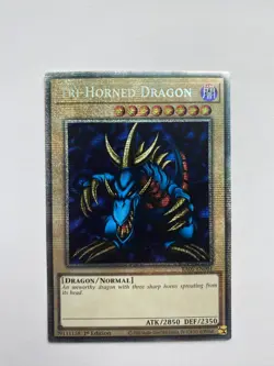 RA05-EN001 Tri-Horned Dragon Starlight Rare 1st Edition NM YuGiOh Card - Image 1