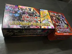 Konami Yu-Gi-Oh! Legendary Hero Decks Mixed Lot Dark Magician Girl Blue-Eyes - Image 1