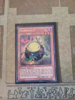 YUGIOH KURIBANDIT DRLG-EN002 SECRET 1ST ED NM - Image 1
