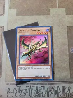 YUGIOH CURSE OF DRAGON LOB-EN066 SUPER UNLIMITED ED NM 2020 - Image 2