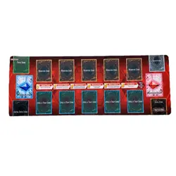 Vintage 1996 Yu-Gi-Oh! How to Play Pendulum Playmat Folding Rubber Konami Tcg - Image 1