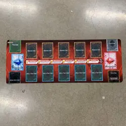Vintage 1996 Yu-Gi-Oh! How to Play Pendulum Playmat Folding Rubber Konami Tcg - Image 2