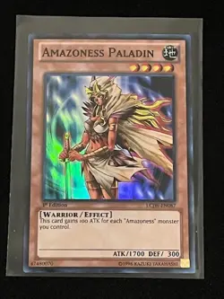 Amazoness Paladin LCJW-EN087 YuGiOh Legendary Collection 4 Joey's World Mega 1st - Image 1