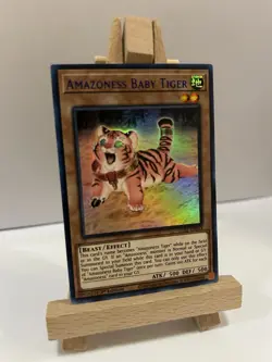 Yu-Gi-Oh! Amazoness Baby Tiger BLUE LDS1-EN023 1st Ed Ultra Rare NM - Image 2
