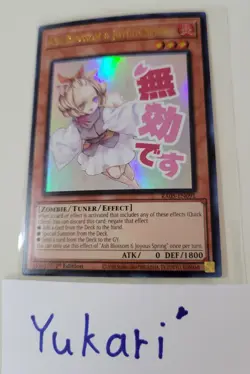 Ash Blossom & Joyous Spring stamp edition Ultra rare RA05-EN091 Yu Gi Oh - Image 1