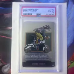2025 Dragon Ball Fusion World Energy Marker SB02 E-82 PSA 10 POP 1 📈 - Image 2