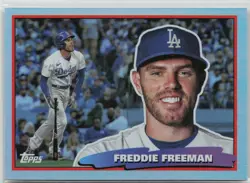 2022 Topps Archives #88BF-8 Freddie Freeman 1988 Topps Big Foil - Image 1
