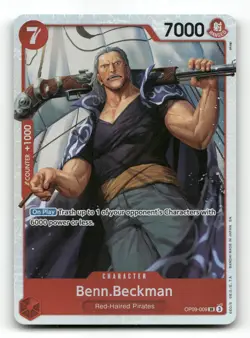Benn.Beckman (Reprint) OP09-009 - The Best- Vol. 2 - One Piece Card NM/M - Image 1