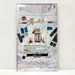 ONE PIECE TCG EXTENDED ART ACRYLIC CASE CARD GEAR TWO OP11-080 R CCG LUFFY L28 - Image 1