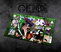 Roronoa Zoro One Piece Playmat With Zones OPCG TCG CCG Game Play Mat NEW - Image 1