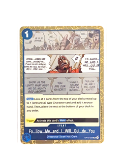 Follow Me and I Will Guide You OP10-059 Rare ONE PIECE TCG Royal Blood ENGLISH - Image 1