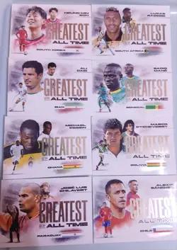 8 x cards Futera 2026, Football Greatest Of All Time Huge Bundle. No Doubles. - Image 1