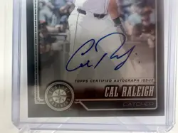 2026 Topps Cal Raleigh Flagship Real One Autograph Cards Black Parallel 3/10!!! - Image 5