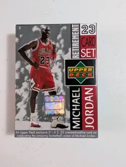 1999 Upper Deck Michael Jordan Retirement Set 23 3 1/2”x5” Cards Bulls NBA 🔥 - Image 1