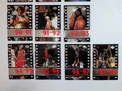 1999 Upper Deck Michael Jordan Retirement Set 23 3 1/2”x5” Cards Bulls NBA 🔥 - Image 5