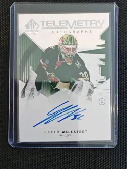 2024 UPPER DECK SP AUTHENTIC #T-JW JESPER WALLSTEDT TELEMETRY AUTO RC 🔥 - Image 1