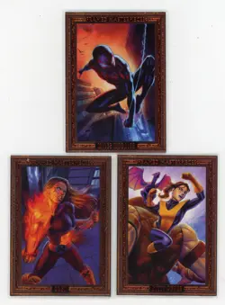 2024 Marvel Masterpieces Grego FRAMED MASTERPIECES Lot of 3 cards (#15/#19/#69) - Image 1