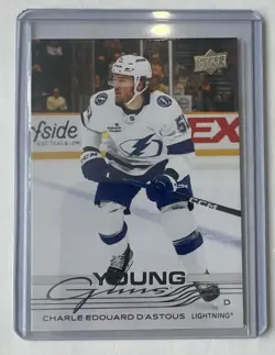 2025-26 Upper Deck Series 2 - Young Guns Charle-Edouard D'Astous #457 (RC) - Image 1