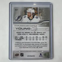 2025-26 Upper Deck Series 2 - Young Guns Charle-Edouard D'Astous #457 (RC) - Image 2