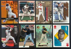 Troy Glaus Baseball Card Lot 8 Different Cards Upper Deck Topps Finest Angels - Image 1