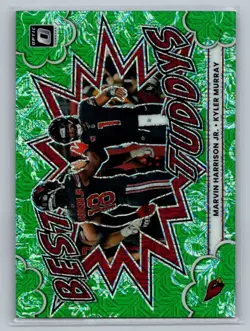 2025 Donruss Optic Best Tuddys Marvin Harrison Jr. Kyler Murray Dragon /24 - Image 1