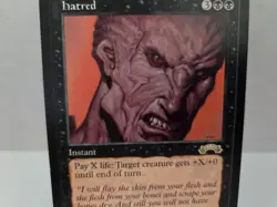 MTG EXODUS: 1x NM/M Hatred Magic the Gathering Card Target Creature Gains +X/0 - Image 3