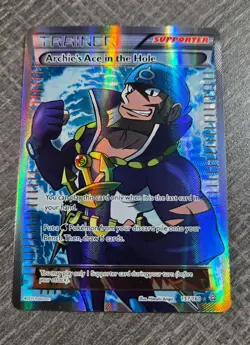 Archie's Ace in the Hole 157/160 XY Primal Clash Pokemon Card LP B - Image 1