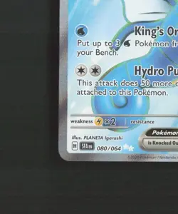 Kingdra ex 080/064 Shrouded Fable Full Art Ultra Rare Holo Pokemon Card NM - Image 5