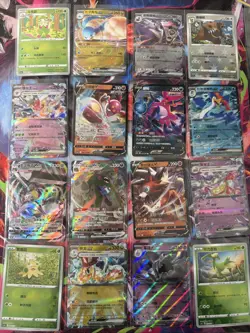 Pokemon 16 Card Lot nm V Max Mega SR Amazing Ex HOLO Rare Hits Only B10 - Image 1