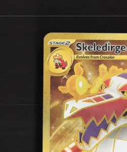 Skeledirge ex 272/193 Paldea Evolved FA Gold Secret Rare Holo Pokemon Card NM - Image 3