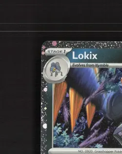 Lokix 122/182 Paradox Rift Cosmos Holo Rare Holo Pokemon Card LP - Image 3