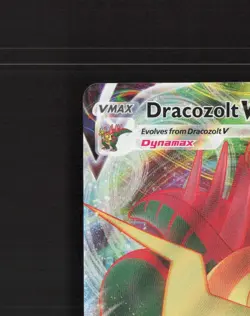 Dracozolt VMAX 059/203 Evolving Skies Ultra Rare Holo Pokemon Card LP - Image 3