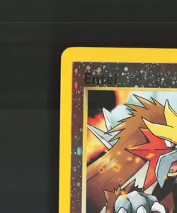 Entei 34 WOTC Promos Black Star Promo Holo SWIRL Pokemon Card LP - Image 3