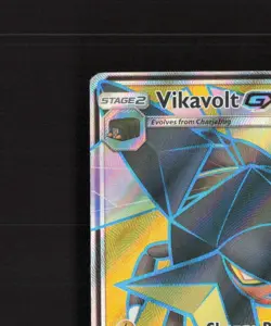 Vikavolt GX 134/145 Guardians Rising Full Art Ultra Rare Holo Pokemon Card DMG - Image 3