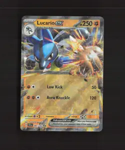 Lucario ex 082/142 Stellar Crown Ultra Rare Holo Pokemon Card NM - Image 1