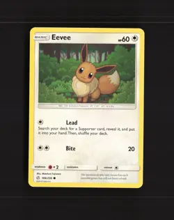 Eevee 166/236 Cosmic Eclipse Common Pokemon Card NM - Image 1