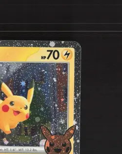 Pikachu 018/091 Paldean Fates Cosmos Holo Rare Holo Pokemon Card NM - Image 4
