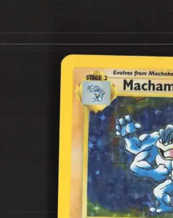 Machamp 8/102 WOTC Base Set First Edition Holo Rare Pokemon Card DMG - Image 3