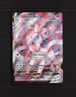 Sylveon VMAX 075/203 Evolving Skies Ultra Rare Holo Pokemon Card NM - Image 1