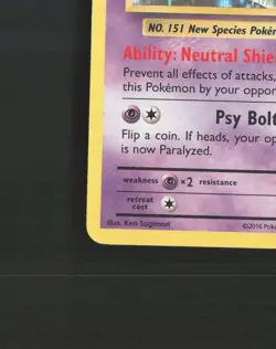 Mew 53/108 Evolutions Holo Rare Pokemon Card LP - Image 5