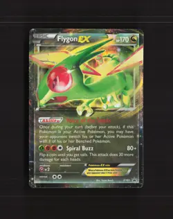 Flygon EX XY61 XY Black Star Promo Holo Pokemon Card DMG - Image 1