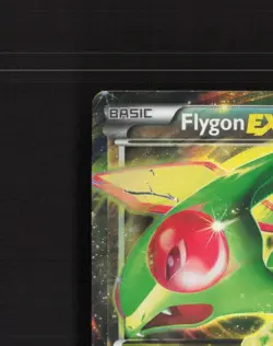 Flygon EX XY61 XY Black Star Promo Holo Pokemon Card DMG - Image 3