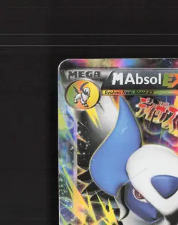 Mega M Absol EX XY63 XY Black Star Promo Holo Pokemon Card DMG - Image 3