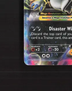 Mega M Absol EX XY63 XY Black Star Promo Holo Pokemon Card DMG - Image 5