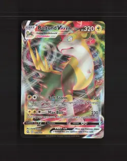 Boltund VMAX 104/264 Fusion Strike Ultra Rare Holo Pokemon Card NM - Image 1