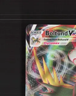 Boltund VMAX 104/264 Fusion Strike Ultra Rare Holo Pokemon Card NM - Image 3