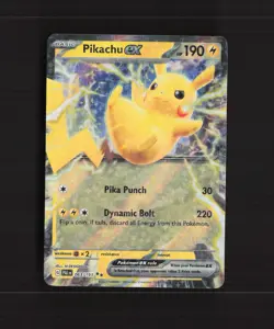 Pikachu ex 063/193 Paldea Evolved Ultra Rare Holo Pokemon Card NM - Image 1