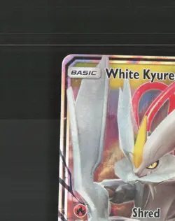 White Kyurem GX 48/70 Dragon Majesty Ultra Rare Holo Pokemon Card DMG - Image 3