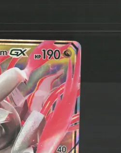 White Kyurem GX 48/70 Dragon Majesty Ultra Rare Holo Pokemon Card DMG - Image 4